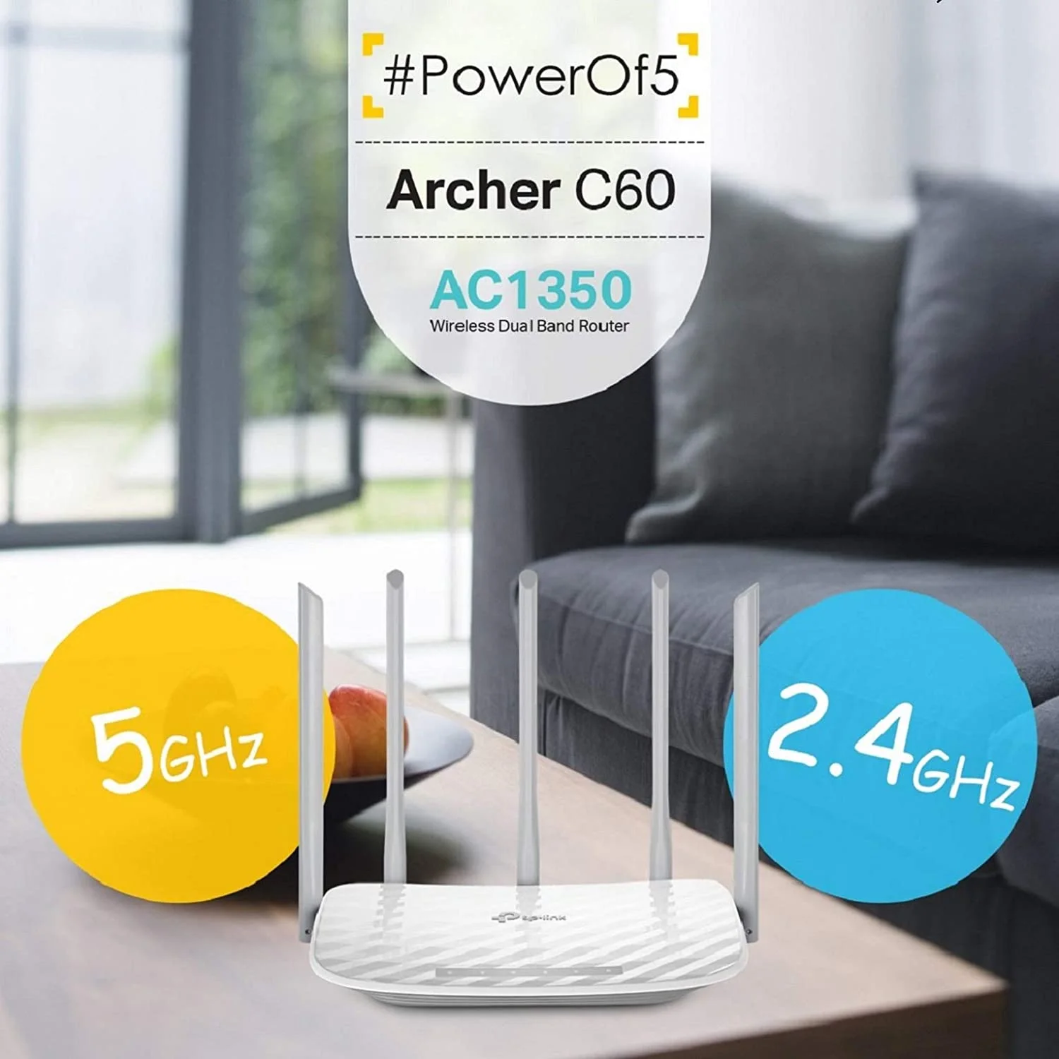 Archer C60 AC1350-Dualband-WLAN-Router - Image 5