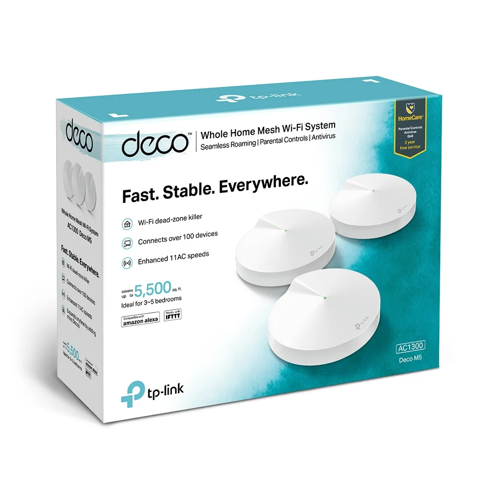 TP-Link Deco M5 AC1300 Whole Home Mesh Wi-Fi System - Image 5
