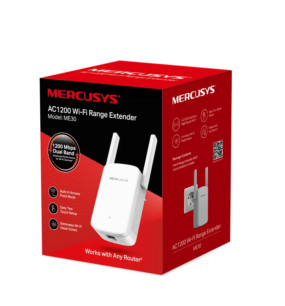 Mercusys  ME30 AC1200 Wi-Fi Range Extender - Image 5