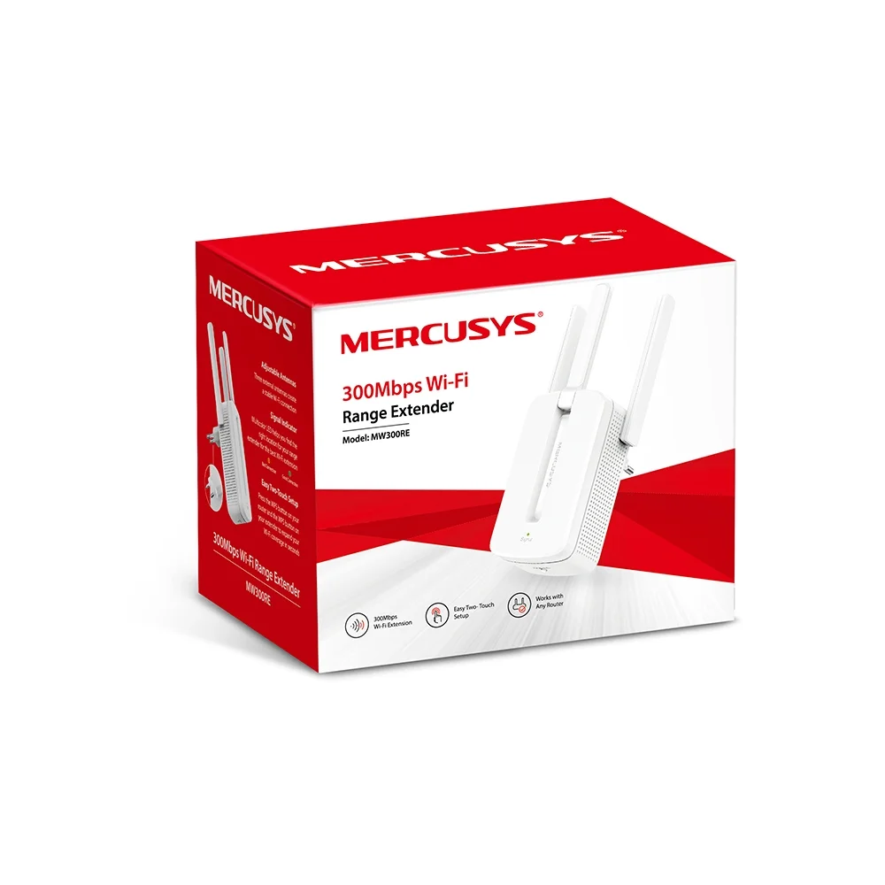 Mercusys  MW300RE 300Mbps Wi-Fi Range Extender - Image 4