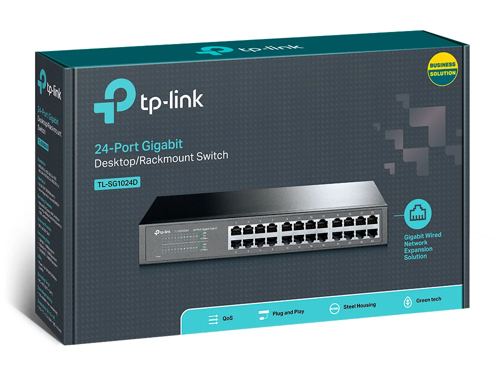 Tp-Link -SG1024D 24-Port Gigabit Desktop/Rackmount Switch - Image 4