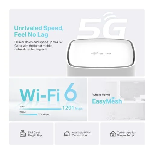 TP-Link Archer NX200 5G AX1800 Wireless Dual-Band Gigabit Router - Image 5