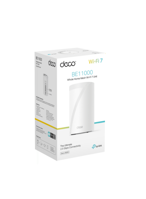 TP-Link Deco BE65 BE11000 Whole Home Mesh WiFi 7 System (3-Pack) - Image 4