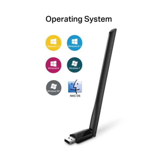 TP-Link Archer T2U Plus AC600 High Gain Wireless Dual Band USB Adapter - Image 5