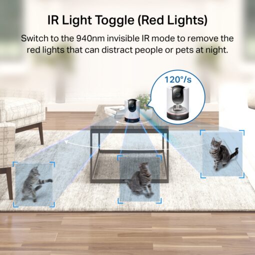 Tapo C225 Pan/Tilt AI Home Security Wi-Fi Camera - Image 5