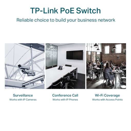 TP-Link SG1218MPE 18-Port Gigabit Easy Smart Switch with 16-Port PoE+ - Image 3
