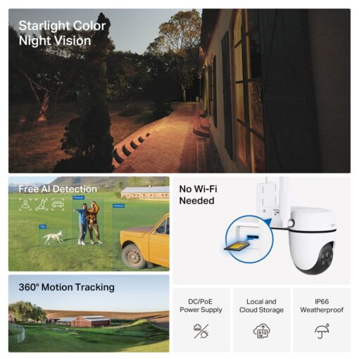 Tapo C501GW Outdoor Pan/Tilt 4G LTE Camera - Image 8