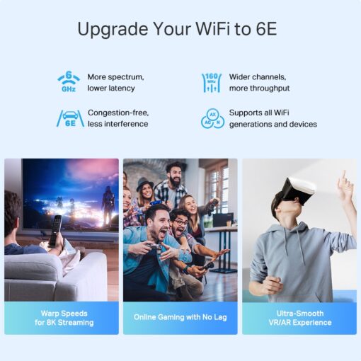 TP-Link Deco XE75 Pro AXE5400 Tri-Band Mesh Wi-Fi 6E System (3-Pack) - Image 8