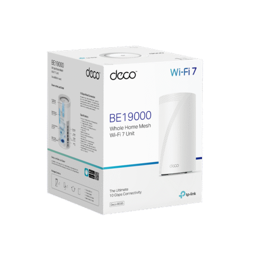 TP-Link Deco BE85 BE19000 Tri-Band Whole Home Mesh WiFi 7 System (2 pack) - Image 9